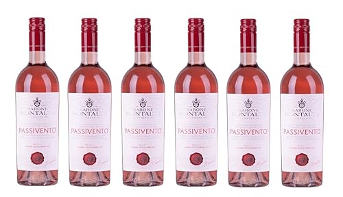 6x 0,75l - Barone Montalto - Passivento - Rosato - Terre Siciliane I.G.P. - Sizilien - Italien - Rosé-Wein halbtrocken von Barone Montalto