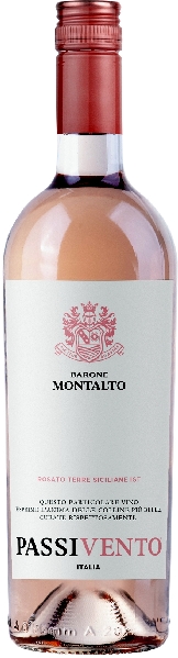 Barone Montalto Passivento Rosato Terre Siciliane IGT Jg. 2022 Cuvee aus 90 Proz. Nero d Avola, 10 Proz. Merlot von Barone Montalto