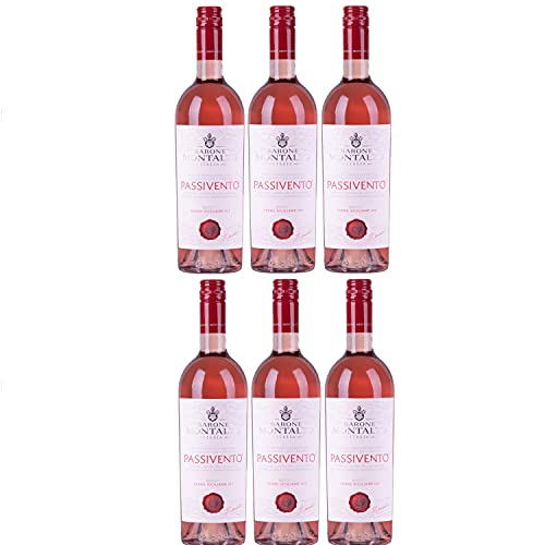 Barone Montalto Passivento Rosato Terre Siciliane IGT Roséwein Wein halbtrocken (6 Flaschen) von Barone Montalto