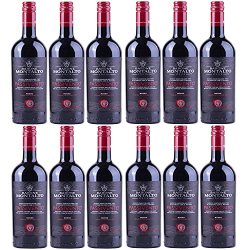 Barone Montalto Passivento Rosso Terre Siciliane IGT Rotwein Wein halbtrocken (12 Flaschen) von Barone Montalto
