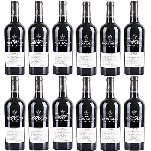 Barone Montalto Syrah Terre Siciliane IGT Rotwein Wein halbtrocken Italien (12 Flaschen) von Barone Montalto