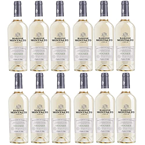 Barone Montalto Viognier Terre Siciliane IGT Weißwein Wein halbtrocken (12 Flaschen) von Barone Montalto