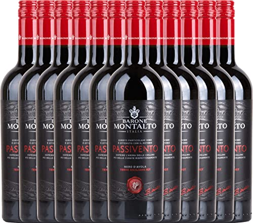 Passivento Rosso Terre Siciliane von Barone Montalto - Rotwein 12 x 0,75l VINELLO - 12er - Weinpaket inkl. kostenlosem VINELLO.weinausgießer Passivento Rosso Terre Siciliane von Barone Montalto - Rotwein 12 x 0,75l VINELLO - 12er - Weinpaket inkl. kostenlosem VINELLO.weinausgießer von Barone Montalto