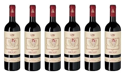 6x 0,75l - 2022er - Barone Ricasoli - Brolio - Chianti Classico D.O.C.G. - Toscana - Italien - Rotwein trocken von Barone Ricasoli