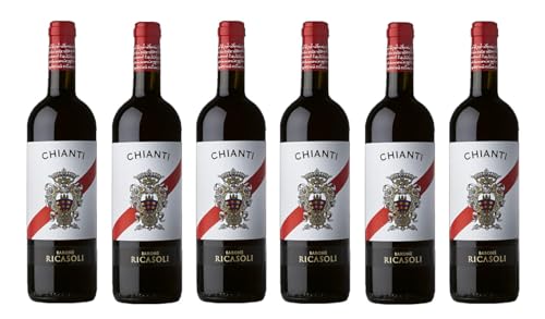 6x 0,75l - 2022er - Barone Ricasoli - Chianti D.O.C.G. - Toscana - Italien - Rotwein trocken von Barone Ricasoli