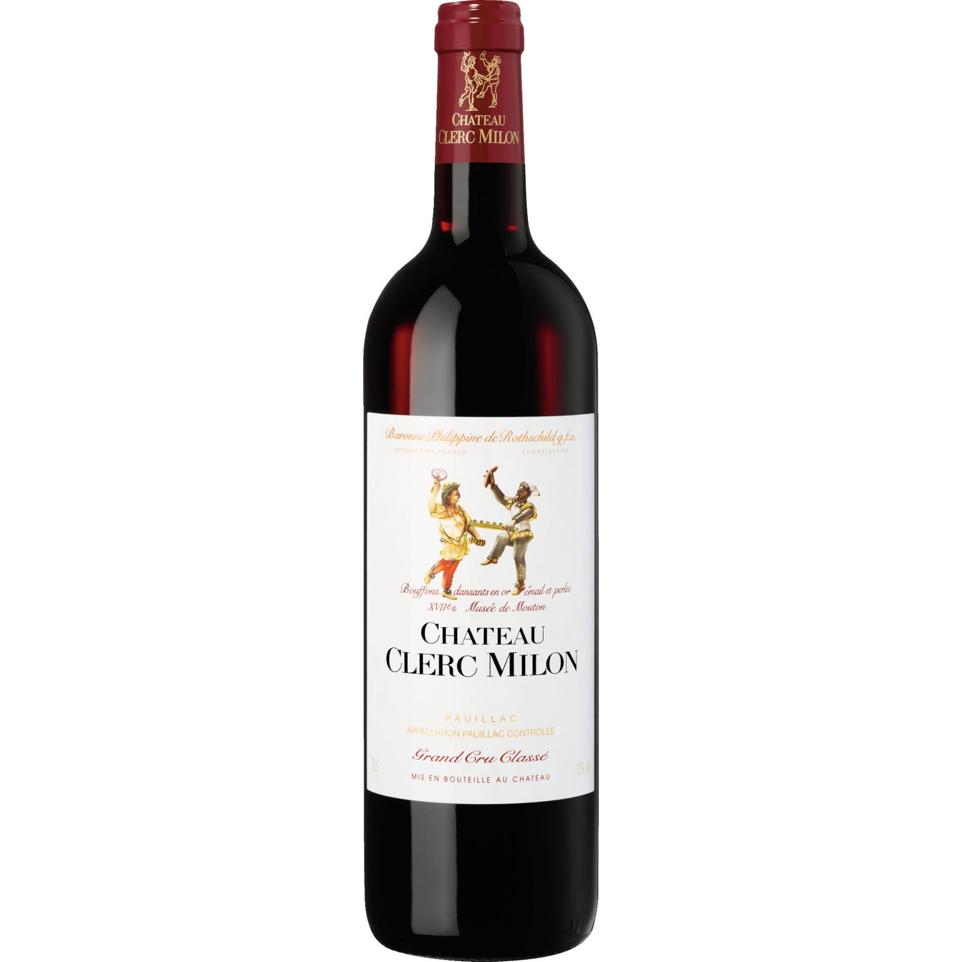 Château Clerc-Milon, Pauillac AOP, 5ème Cru Classé, Bordeaux, 2021, Rotwein Château Clerc-Milon, Pauillac AOP, 5ème Cru Classé, Bordeaux, 2021, Rotwein von Baronne Philippine de Rothschild GFA, 33250 Pauillac, France