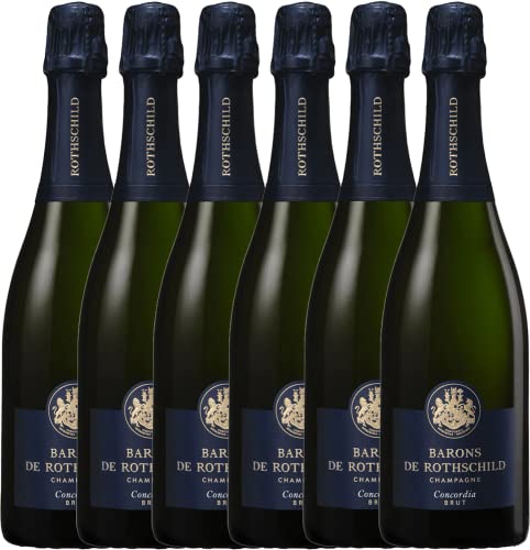 6 Flaschen Barons de Rothschild Champagne | »Concordia« Brut Champagner NV 0.75 l 12% vol 6 Flaschen Barons de Rothschild Champagne | »Concordia« Brut Champagner NV 0.75 l 12% vol von Baron de Rothschild