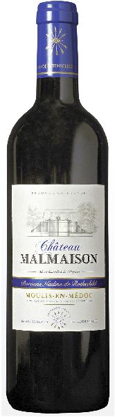Barons de Rothschild Chateau Malmaison Baronne Nadine de Rothschild Jg. 2015 Cuvee aus 80 Proz. Merlot, 20 Proz. Cabernet Sauvignon 16 Monate in französischer Eiche gereift