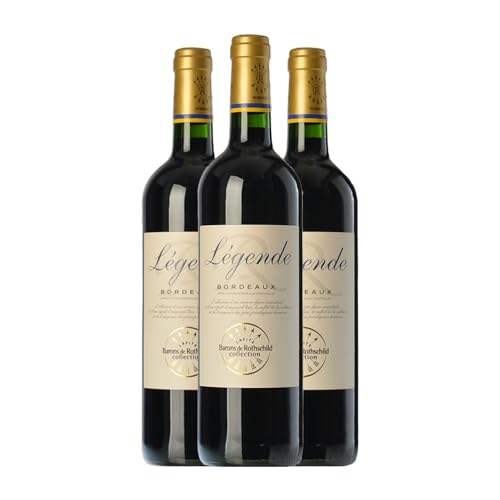 Barons de Rothschild Collection Légende Bordeaux Jung 75 cl (Schachtel mit 3 Flaschen von 75 cl) von Distribuidor