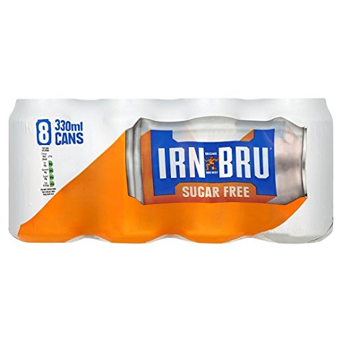 Barr Zuckerfreie Irn-Bru 8 x 330 ml Packung Barr Zuckerfreie Irn-Bru 8 x 330 ml Packung von Barr
