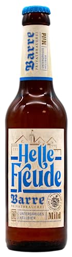 Barre Helle Freude untergäriges Hellbier mild, 24er Pack (24 x 0.33 l) MEHRWEG von Barre