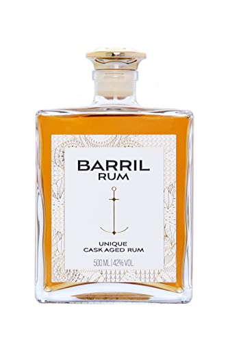Barril Rum | Barril Unique Cask Aged Rum | 500 ml | Blend aus vier Rumsorten | Tiefer & Intensiver Geschmack | In Bourbon-Eichenfässern gereift | 42% Vol. Barril Rum | Barril Unique Cask Aged Rum | 500 ml | Blend aus vier Rumsorten | Tiefer & Intensiver Geschmack | In Bourbon-Eichenfässern gereift | 42% Vol. von Barril Rum