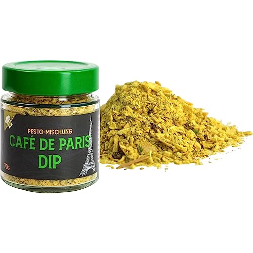 Café de Paris Dip Pesto-Mischung z.Anrühren hausgemacht BARRIQUE-Feine Manufaktur Deutschland 70g-Glas von Barrique