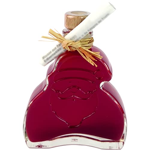 Präsent 'Creme Framboises' Weihnachtsmann Himbeer Vegan BARRIQUE-Handabfüllungen Liköre Frankreich 200ml-Fl von Barrique