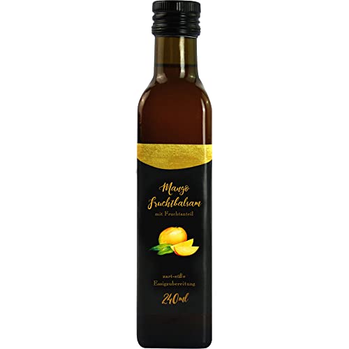 Essig-Balsam Mango Essig Zubereitung 24cl-Fl Vegan hausgemacht BARRIQUE-Feine Manufaktur Deutschland 240ml-Fl von Barrique