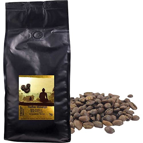 Kaffeebohnen Melange ganze Bohnen, 60% Arabica Vegan BARRIQUE-Feine Manufaktur Deutschland 1Kg von Barrique