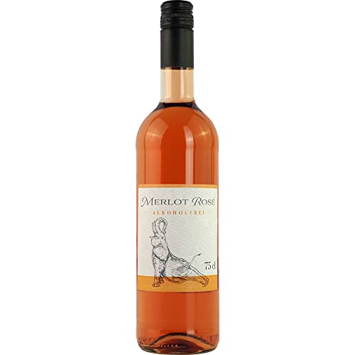 Merlot rosé alkoholfrei Alkoholfreier Wein Rosewein halbtrocken EDITION Barrique Deutschland 750ml-Fl von Barrique