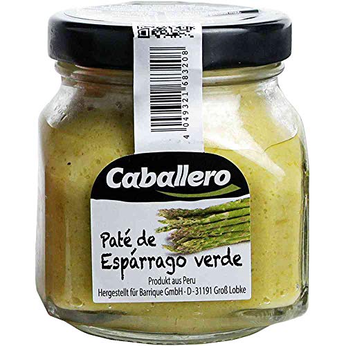 Paté de Esparago verde Grüne Spargelcreme Vegan BARRIQUE-Feine Manufaktur Peru 140g-Glas von Barrique