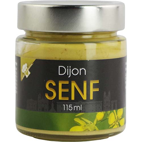 Senf Dijon Senf Original Senf aus Dijon Vegan hausgemacht BARRIQUE-Feine Manufaktur Frankreich 115mlGlas von Barrique