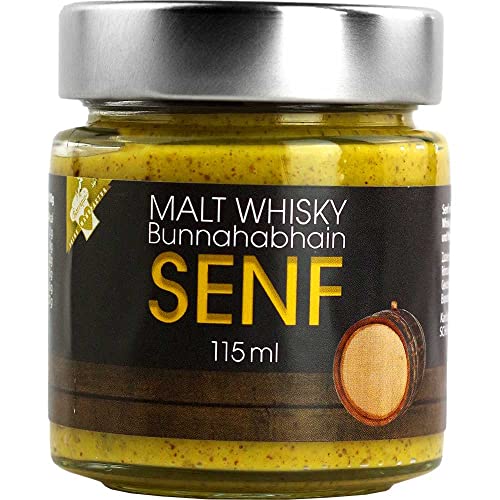 Senf Malt-Whisky Senf mit Single Malt Whisky Vegan hausgemacht BARRIQUE-Feine Manufaktur Deutschland 115mlGla von Barrique
