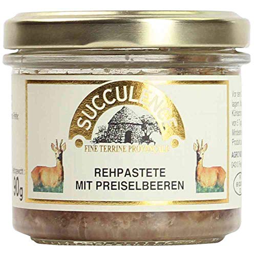 Terrine de Cerf Pastete Reh Frankreich 90g-Glas von Barrique