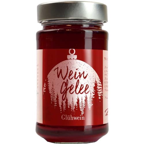 Wein-Gelee Glühwein Vegan hausgemacht BARRIQUE-Feine Manufaktur Deutschland 250g-Glas Wein-Gelee Glühwein Vegan hausgemacht BARRIQUE-Feine Manufaktur Deutschland 250g-Glas von Barrique