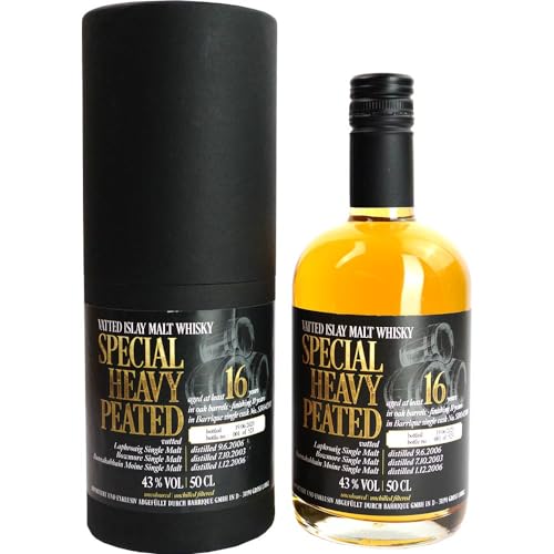 Whisky Islay Vatted Peated Special Heavy Peated Malt Vegan BARRIQUE-Unabhängiger Abfüller Vereinigtes Königreich UK 500ml-Fl Whisky Islay Vatted Peated Special Heavy Peated Malt Vegan BARRIQUE-Unabhängiger Abfüller Vereinigtes Königreich UK 500ml-Fl von Barrique