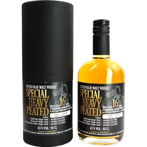 Whisky Islay Vatted Peated Special Heavy Peated Malt Vegan BARRIQUE-Unabhängiger Abfüller Vereinigtes Königreich UK 500ml-Fl von Barrique