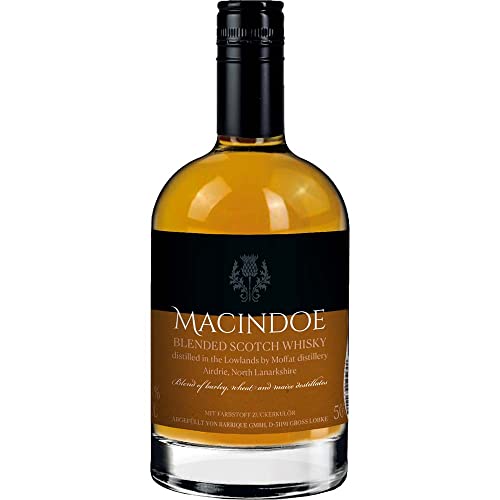 Whisky Scotch Macindoe Scotch Blended Whisky Vegan BARRIQUE-Unabhängiger Abfüller 500ml-Fl von Barrique
