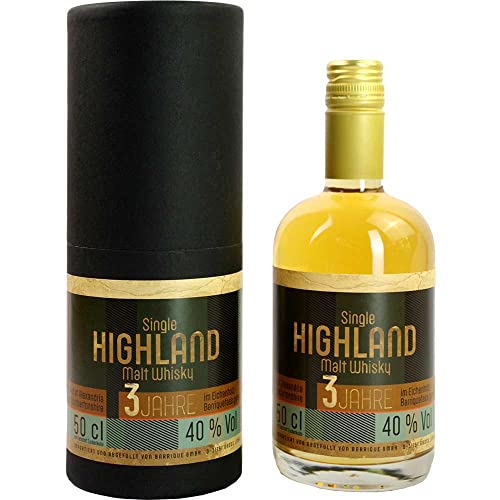 Whisky Highland Single Malt 3J Single Highland Malt Vegan BARRIQUE-Unabhängiger Abfüller Vereinigtes Königreich UK 500ml-Fl von Barrique