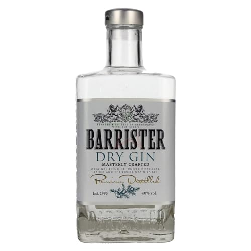 Barrister Dry Gin 40,00% 0,70 lt. Barrister Dry Gin 40,00% 0,70 lt. von Barrister