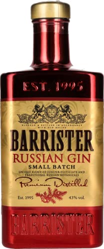 Barrister Russian Gin Small Batch 43% Volume 0,7l von Barrister