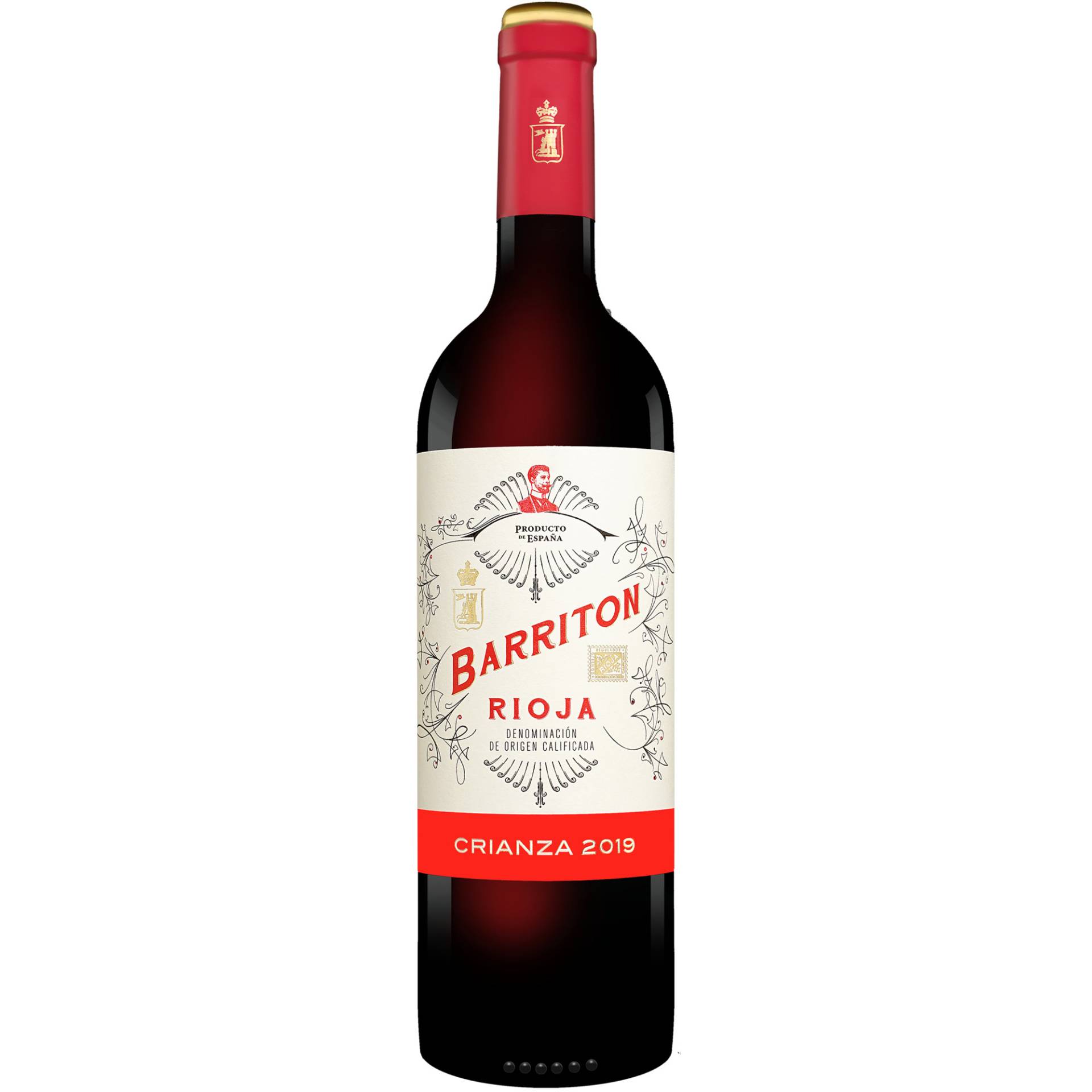 Barriton Crianza 2019  0.75L 13.5% Vol. Rotwein Trocken aus Spanien von Lan