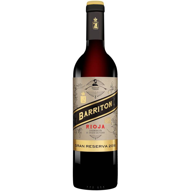 Barriton Gran Reserva 2016  0.75L 13.5% Vol. Rotwein Trocken aus Spanien von Barriton