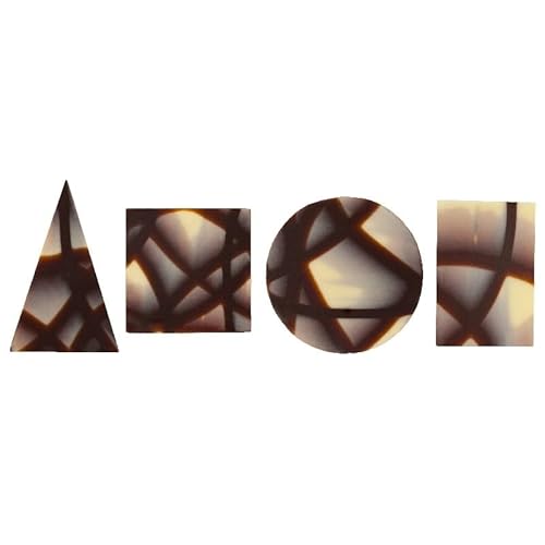 Deko-Aufleger "Jura Mischung", marmoriert, 4 versch. Formen, Mona Lisa, 960g, 340 St von Barry Callebaut Decorations BV