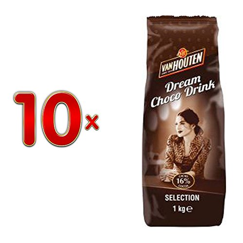 Van Houten Dream Choco Drink Selection 10 x 1000g Beutel (Kakao Pulver) von Barry Callebaut