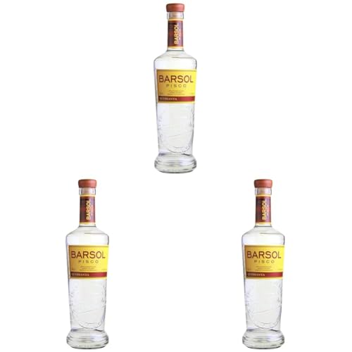 Barsol Quebranta Pisco (1 x 0.7 l) | 700 ml (3er Pack) von Barsol