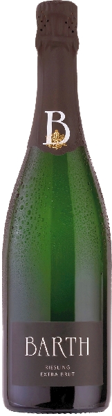 Barth. Aus biologischem Anbau Riesling extra brut Rheingau Sekt B.A. Jg. von Barth.