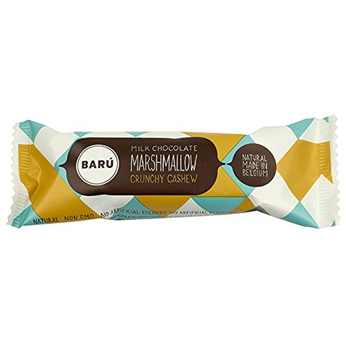 BARU Marshmallow Milchschokolade Riegel Crunchy Cashew 30 g von Baru