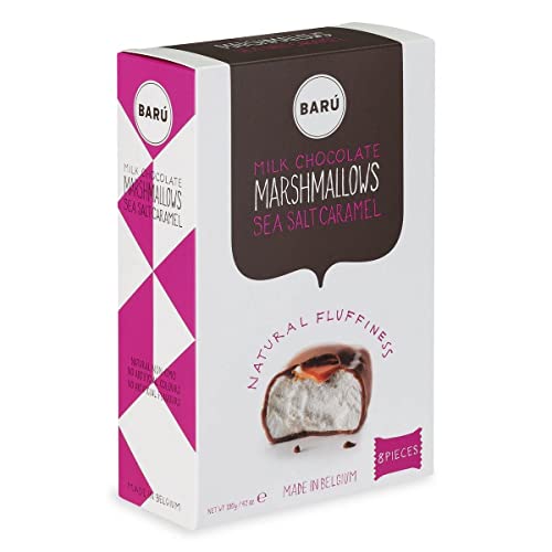 BARU Marshmallows in dunkler Schokolade mit Karamell 120 g von Baru