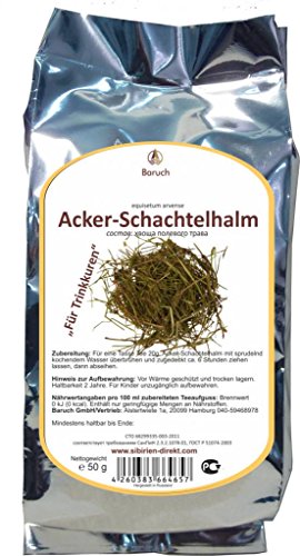 Acker-Schachtelhalm - (Equisetum arvense, Zinnkraut, Acker-Zinnkraut, Katzenwedel, Pferdeschwanz, Schaftheu, Pfannebutzer, Scheuerkraut - 50g von Baruch