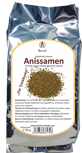 Anissamen - (Pimpinella anisum) - 50g von Baruch
