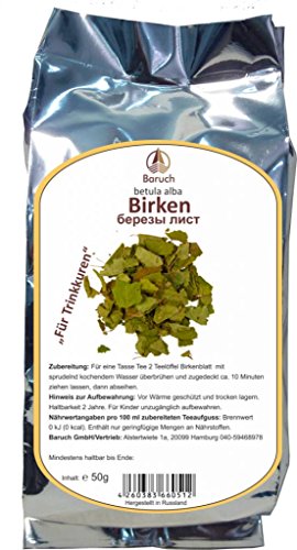 Birken Blätter - (Betula alba) - 50g von Baruch