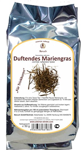 Duftendes Mariengras - (Hierochloe odorata, Duft-Mariengras, Vanillegras, Süßgras, Bisongras) - 50g von Baruch
