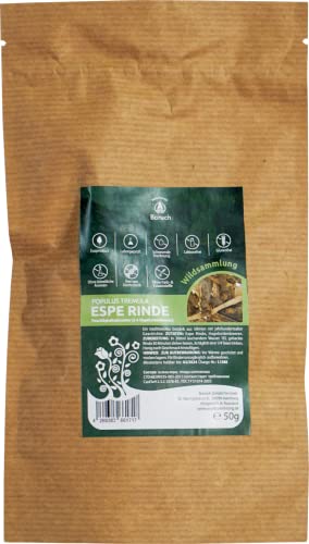 Espe Rinde - (Populus tremula, Aspe oder Zitterpappel) - 50g von Baruch