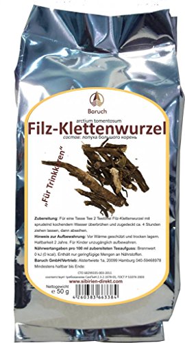 Filz-Klettenwurzel - (Arctium tomentosum) - 50g von Baruch