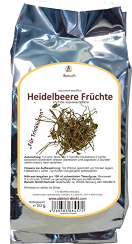 Heidelbeertrieben - (Vaccinium myrtillus, Salix myrtilloides, Heidelbeer-Weide, Moor-Weide, Heidelbeerenfrüchte) - 50g von Baruch