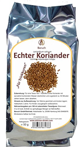 Koriander - (Coriandrum sativum, Echter Koriander) - 50g von Baruch