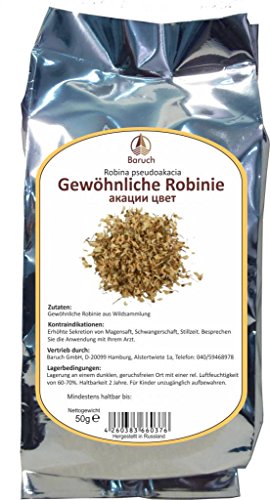Robinie - (Robinia pseudoacacia, Weiße Robinie, Falsche Akazie, Scheinakazie, Gemeiner Schotendorn, Silberregen) - 50g von Baruch