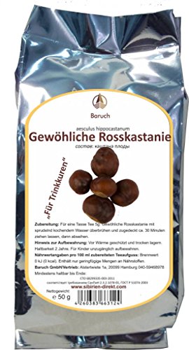 Rosskastanie - (Aesculus hippocastanum, Gemeine Rosskastanie, Weiße Rosskastanie) - 50g von Baruch